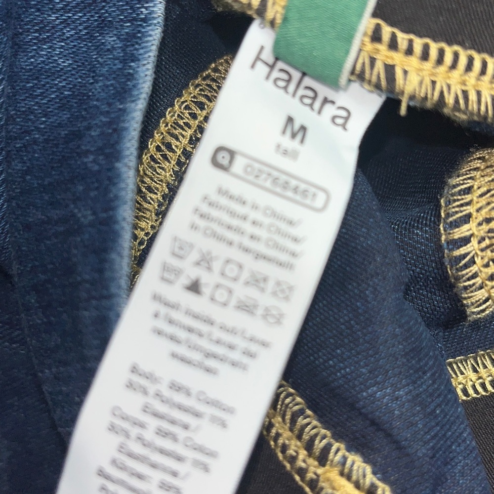 NWT Halara Flex Frost Blue Denim wide leg jeans Size Medium tall - Picture 12 of 14